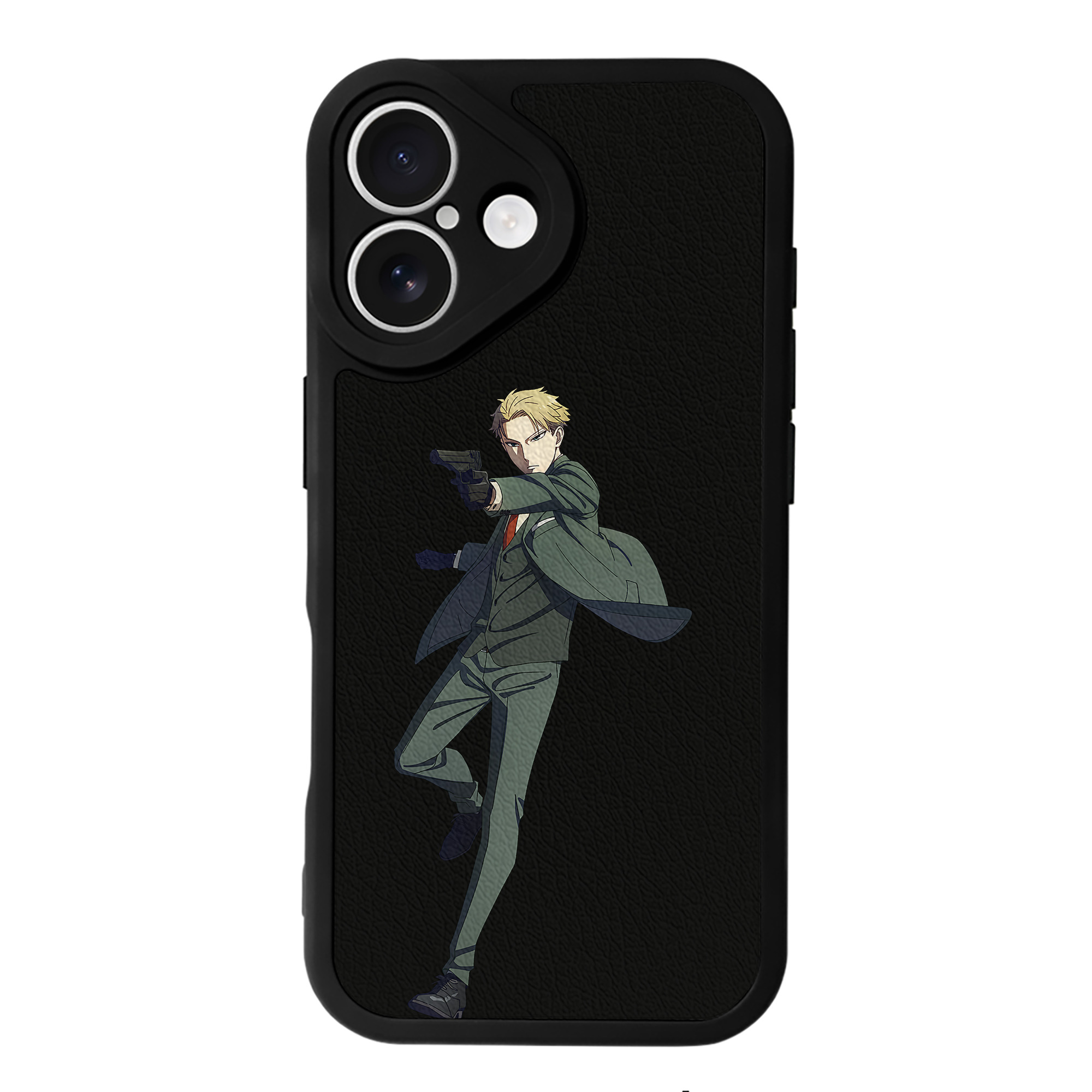 （画像用） SPY×FAMILY间谍家家酒 【iPhone 16シリーズ対応】シリコンスマホケース（レザー調） 材質：シリコン